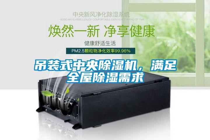 吊裝式中央除濕機(jī)，滿足全屋除濕需求