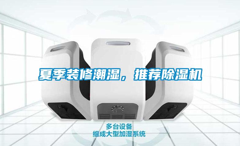 夏季裝修潮濕，推薦除濕機