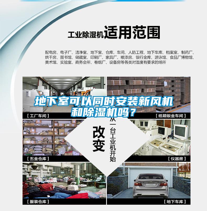 地下室可以同時安裝新風機和除濕機嗎？