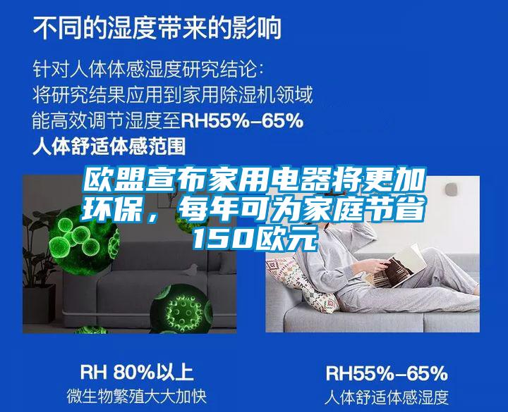 歐盟宣布家用電器將更加環(huán)保，每年可為家庭節(jié)省150歐元