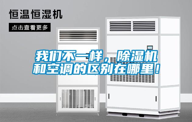 我們不一樣，除濕機和空調的區(qū)別在哪里！