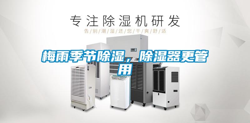 梅雨季節除濕，除濕器更管用
