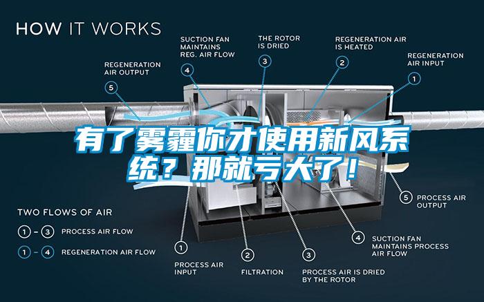 有了霧霾你才使用新風系統(tǒng)？那就虧大了！