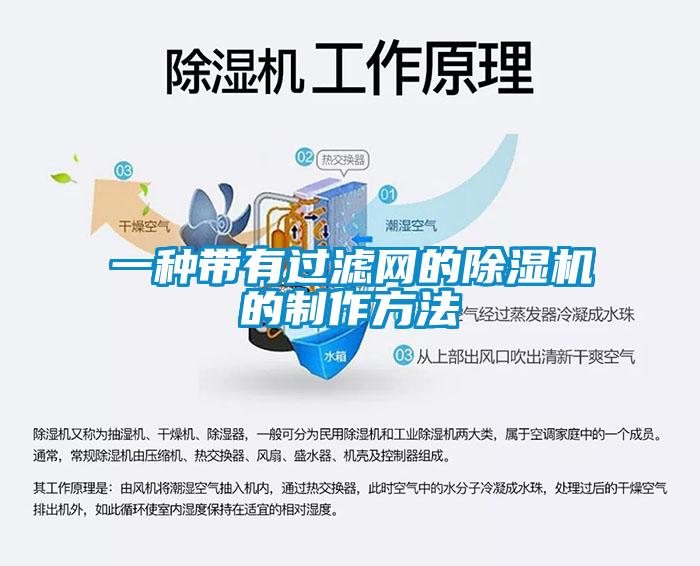 一種帶有過濾網(wǎng)的除濕機的制作方法
