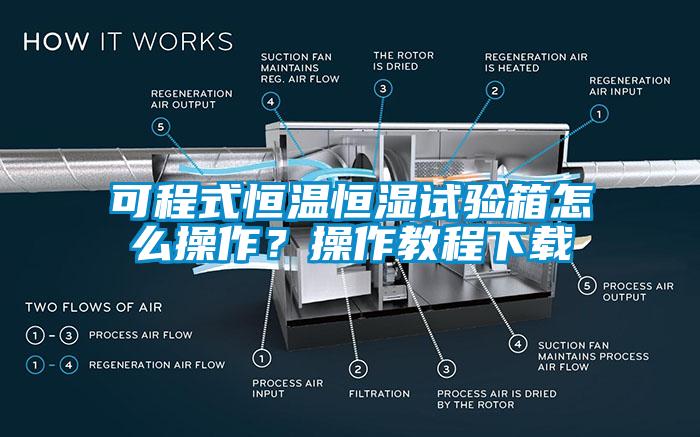 可程式恒溫恒濕試驗(yàn)箱怎么操作？操作教程下載