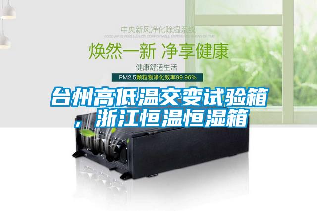 臺州高低溫交變試驗箱，浙江恒溫恒濕箱