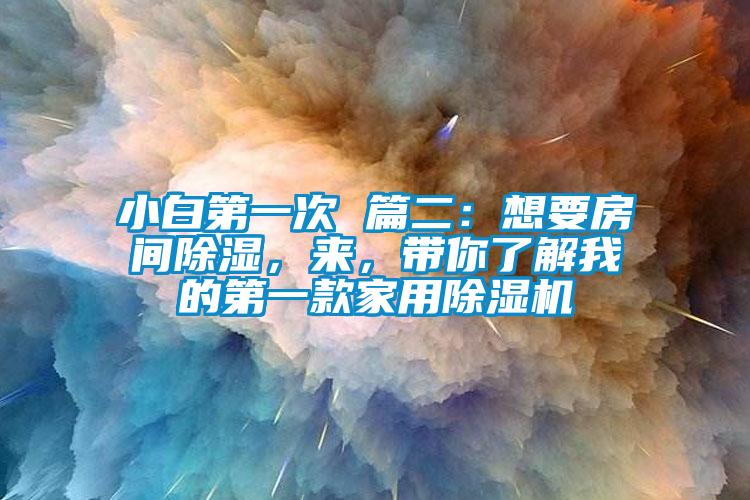 小白第一次 篇二：想要房間除濕，來(lái)，帶你了解我的第一款家用除濕機(jī)