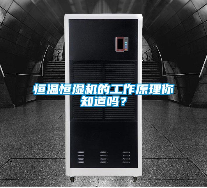 恒溫恒濕機的工作原理你知道嗎？
