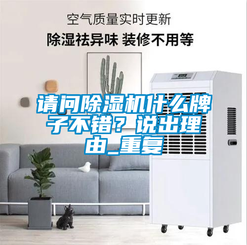 請(qǐng)問(wèn)除濕機(jī)什么牌子不錯(cuò)？說(shuō)出理由_重復(fù)