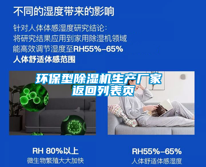 環(huán)保型除濕機生產廠家 返回列表頁