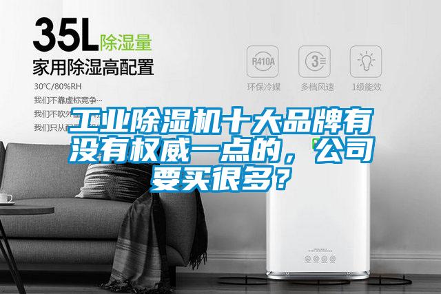 工業除濕機十大品牌有沒有權威一點的，公司要買很多？
