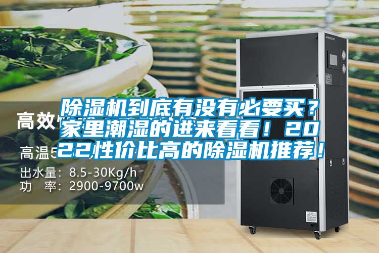 除濕機到底有沒有必要買？家里潮濕的進來看看！2022性價比高的除濕機推薦！