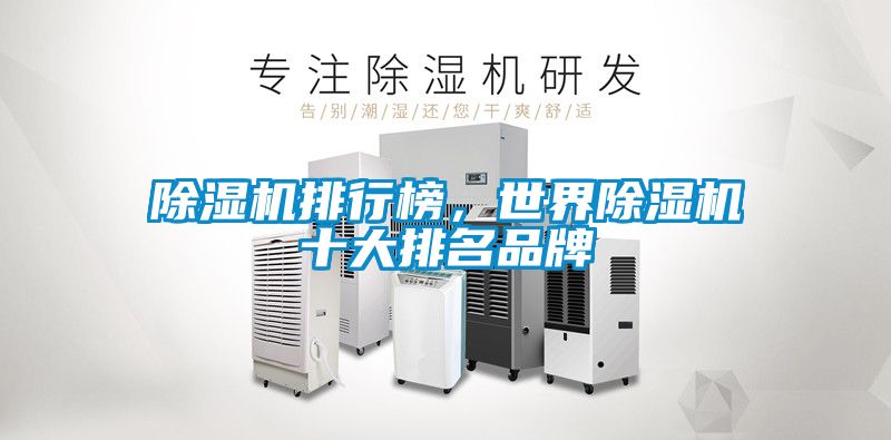 除濕機排行榜，世界除濕機十大排名品牌